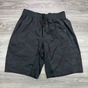 Nine Line Shorts Mens Large Dark Camo Performance Stretch Zip Pocket Lightweight